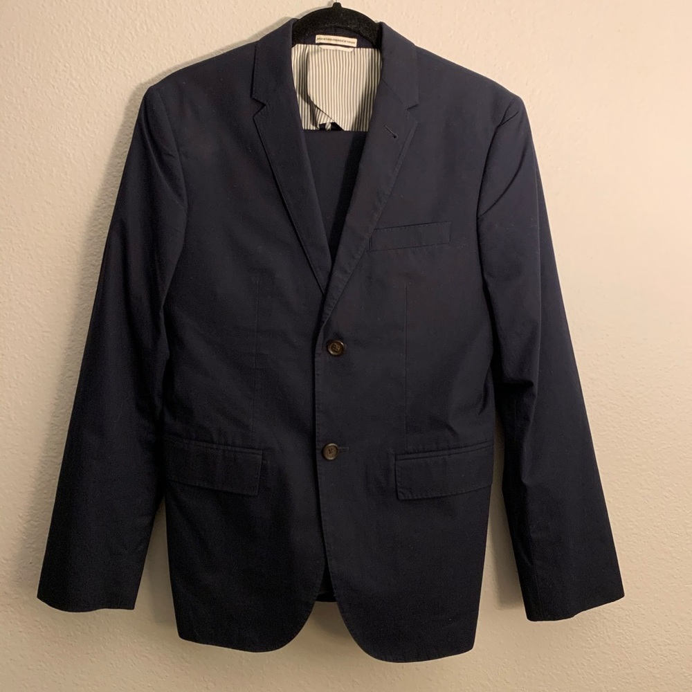 Club Monaco Men 36S Navy Suite Blazer & Trousers